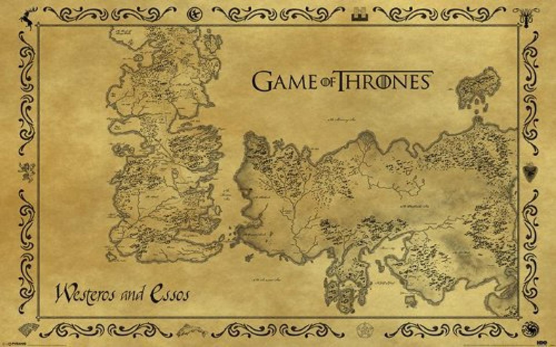 Game Of Thrones Map Wallpaper On