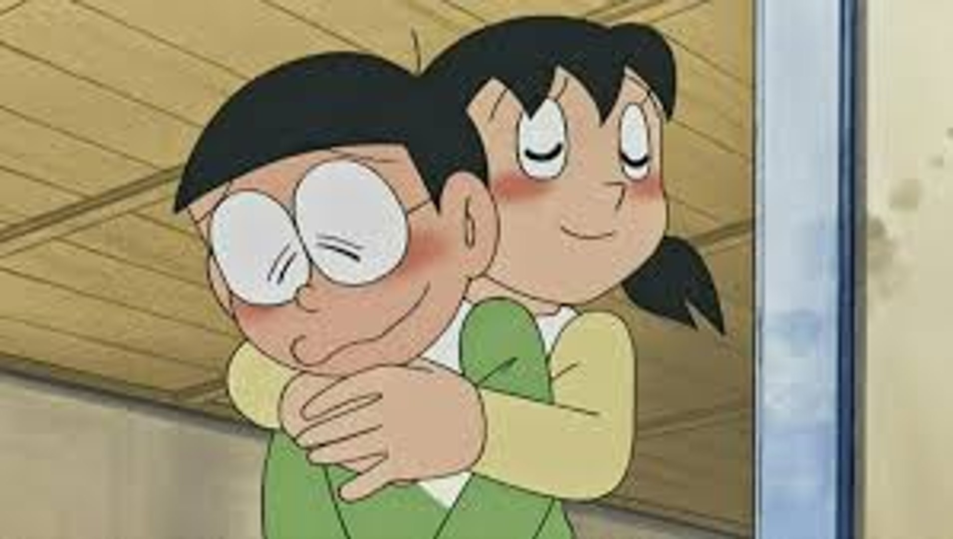 Nobita And Shizuka Romance Wallpaper