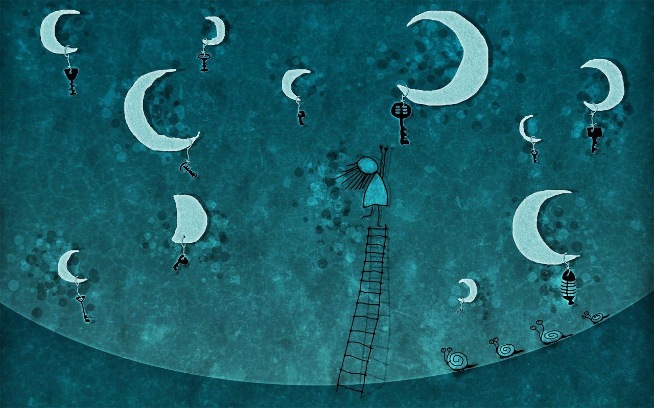 Fabulous Crescent Moon Right For Cute Wallpaper Designs