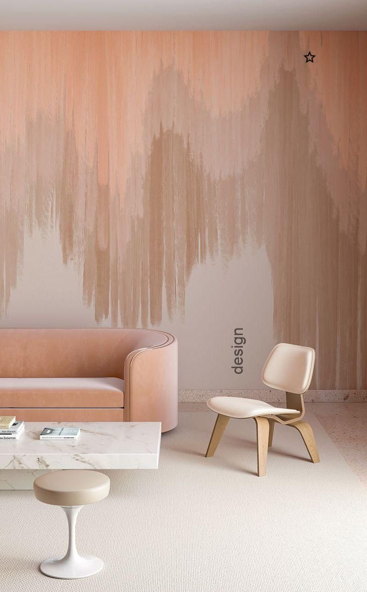 Wallpaper Wavelength Mural Sedona Drop It Modern