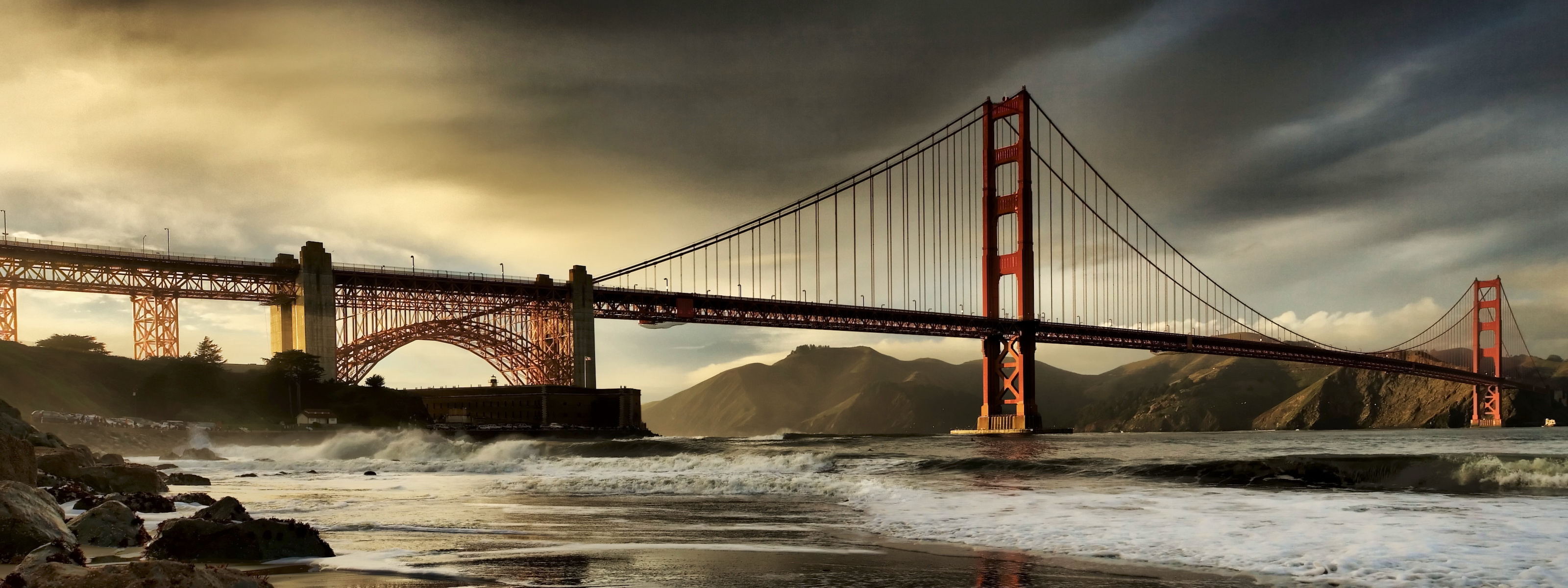 Wallpaper Golden Gate Bridge San Francisco USA