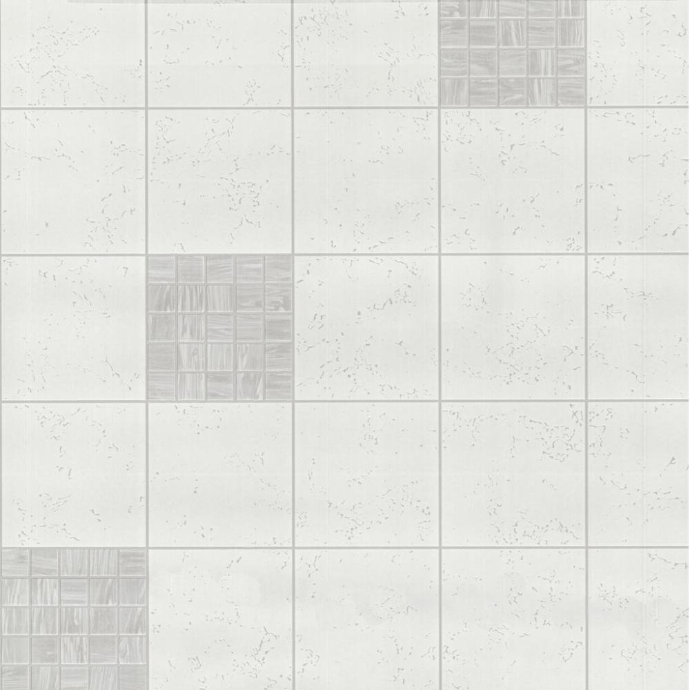 Home Sweet Square Tile Effect Kitchen Bathroom Wallpaper