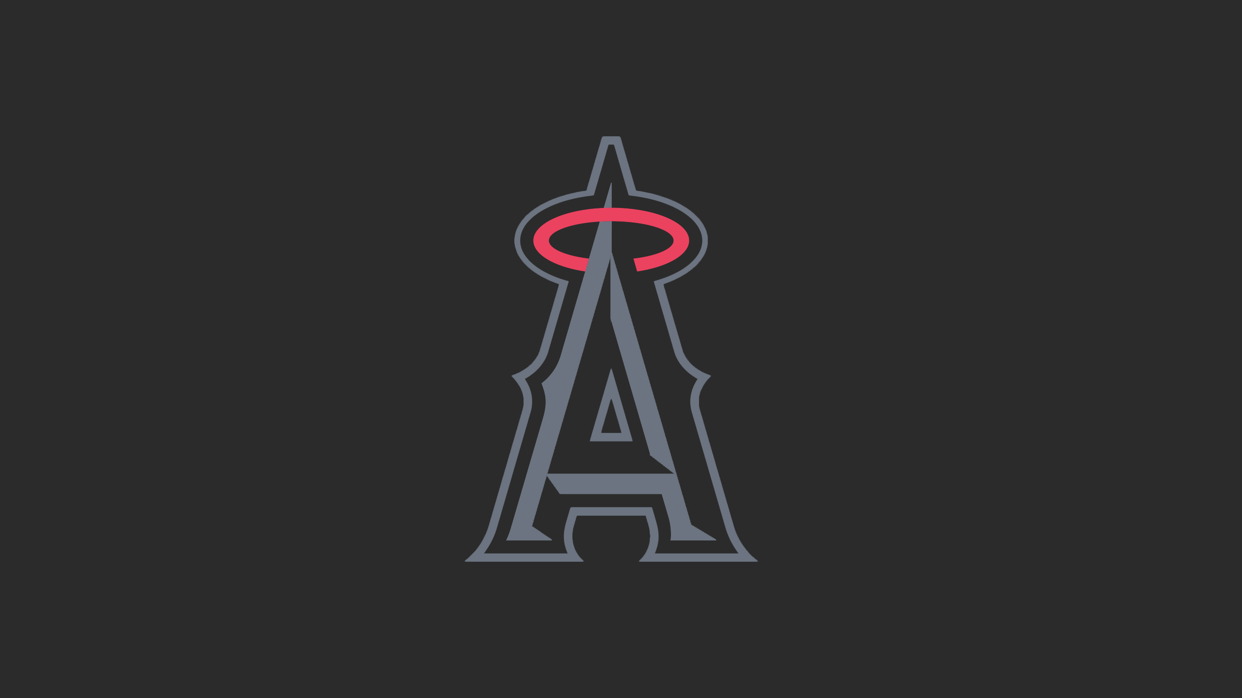 Wallpaper Blackout Logo Angelsbaseball