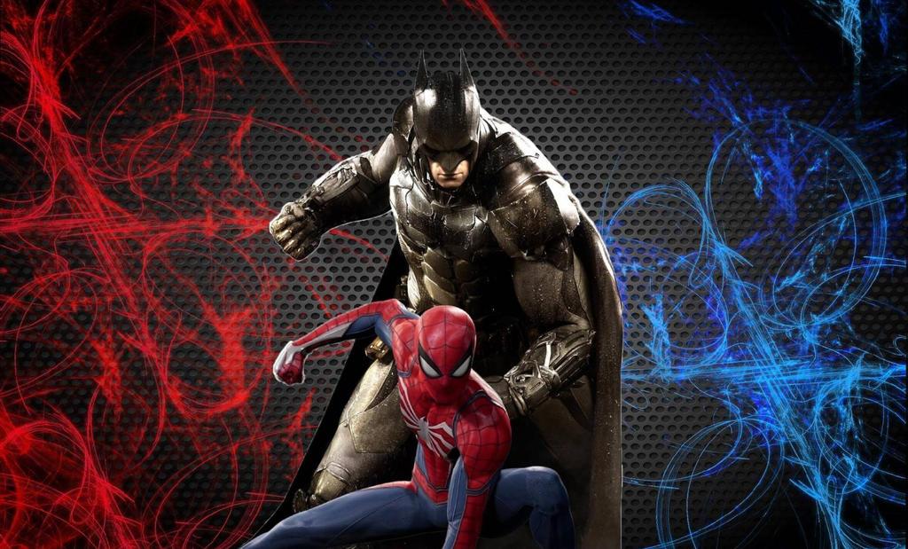 Batman And Spider Man Wallpaper By Animeaful