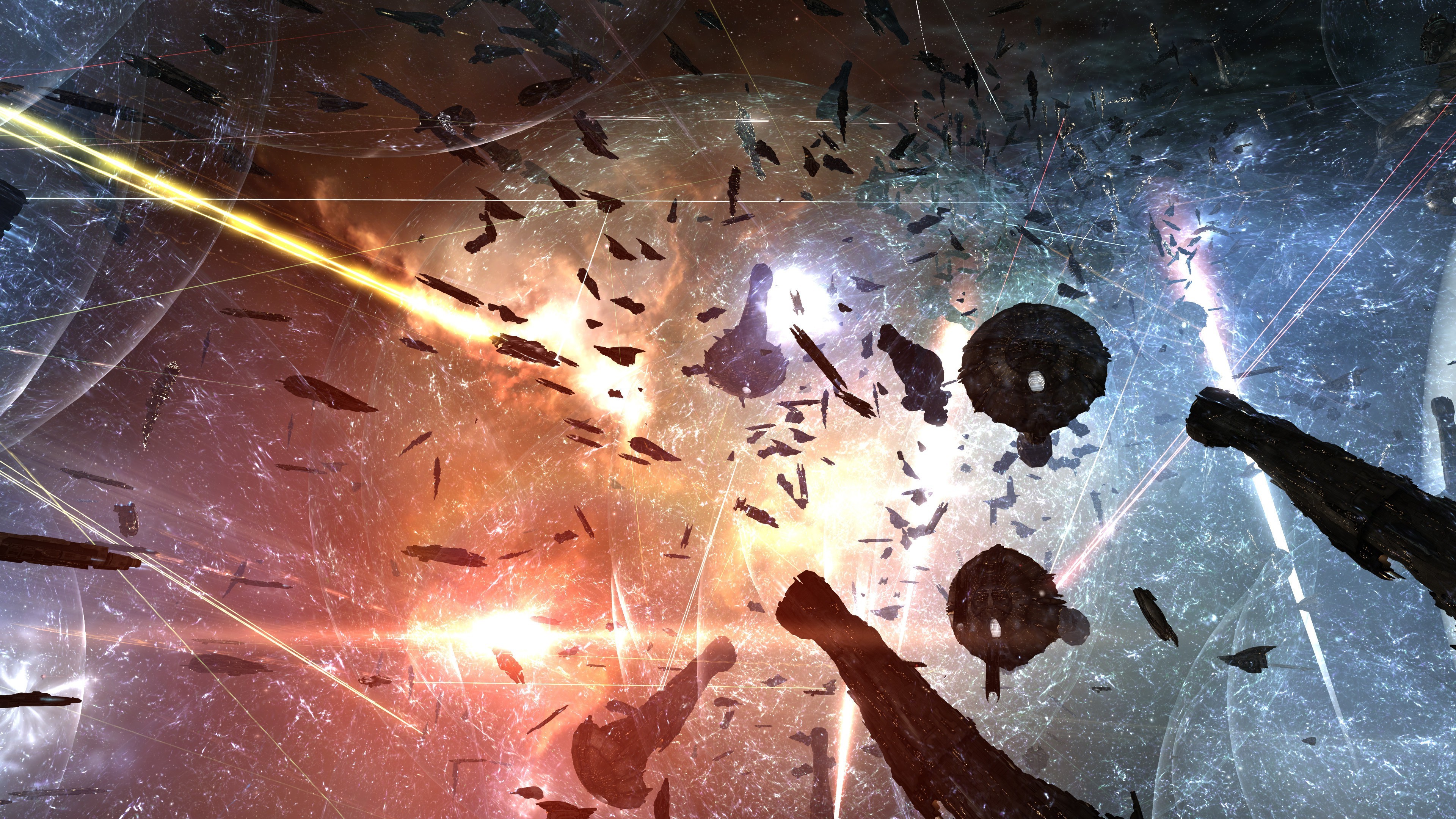 Eve Online Spaceship Space Battle Wallpaper HD Desktop And