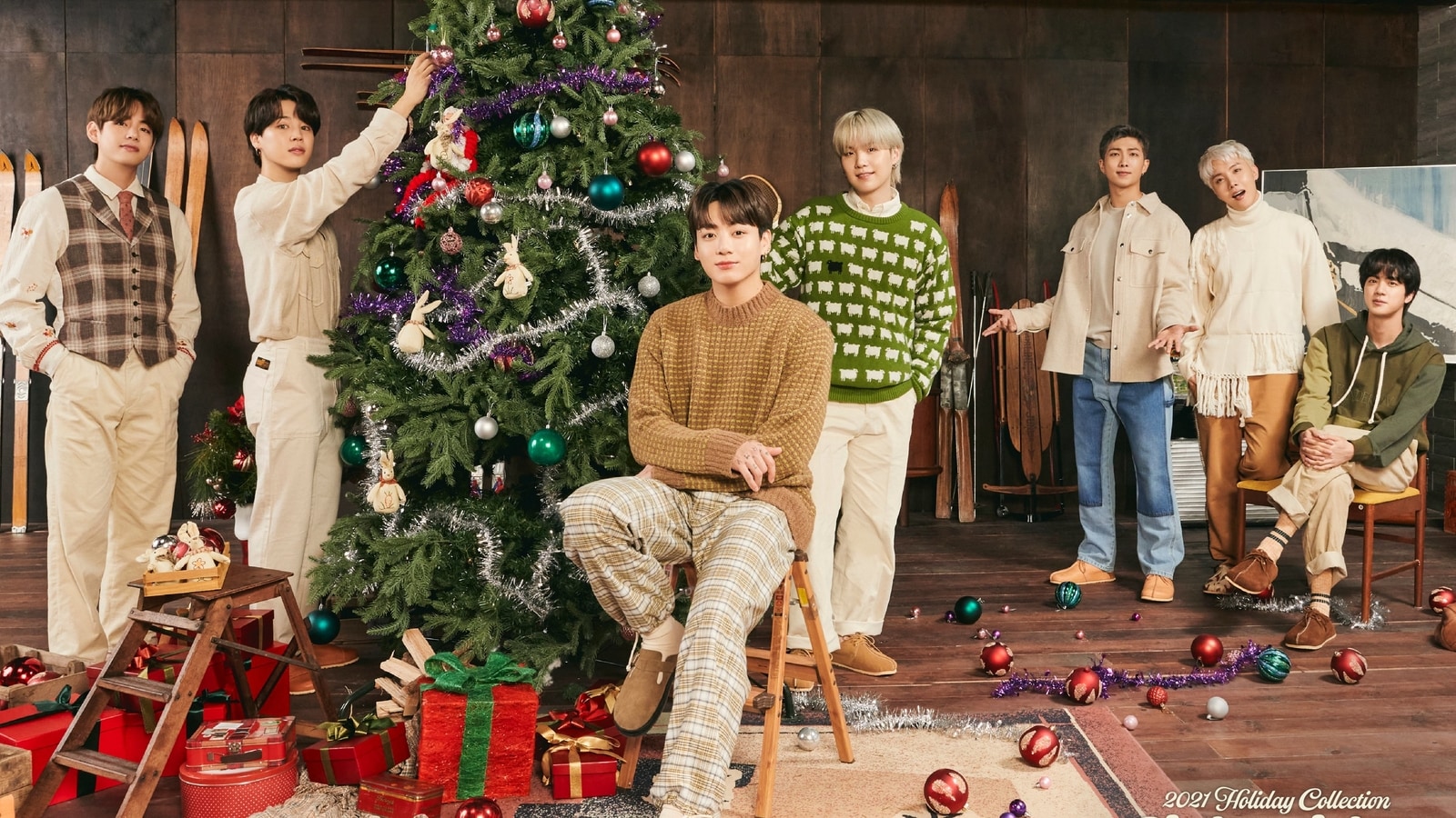 Free download BTS Suga picture with Anderson Paaks surfaces online ahead of  [1600x900] for your Desktop, Mobile & Tablet | Explore 30+ Jimin Christmas  Wallpapers | Christmas Background, Jimin And Jungkook Wallpapers,