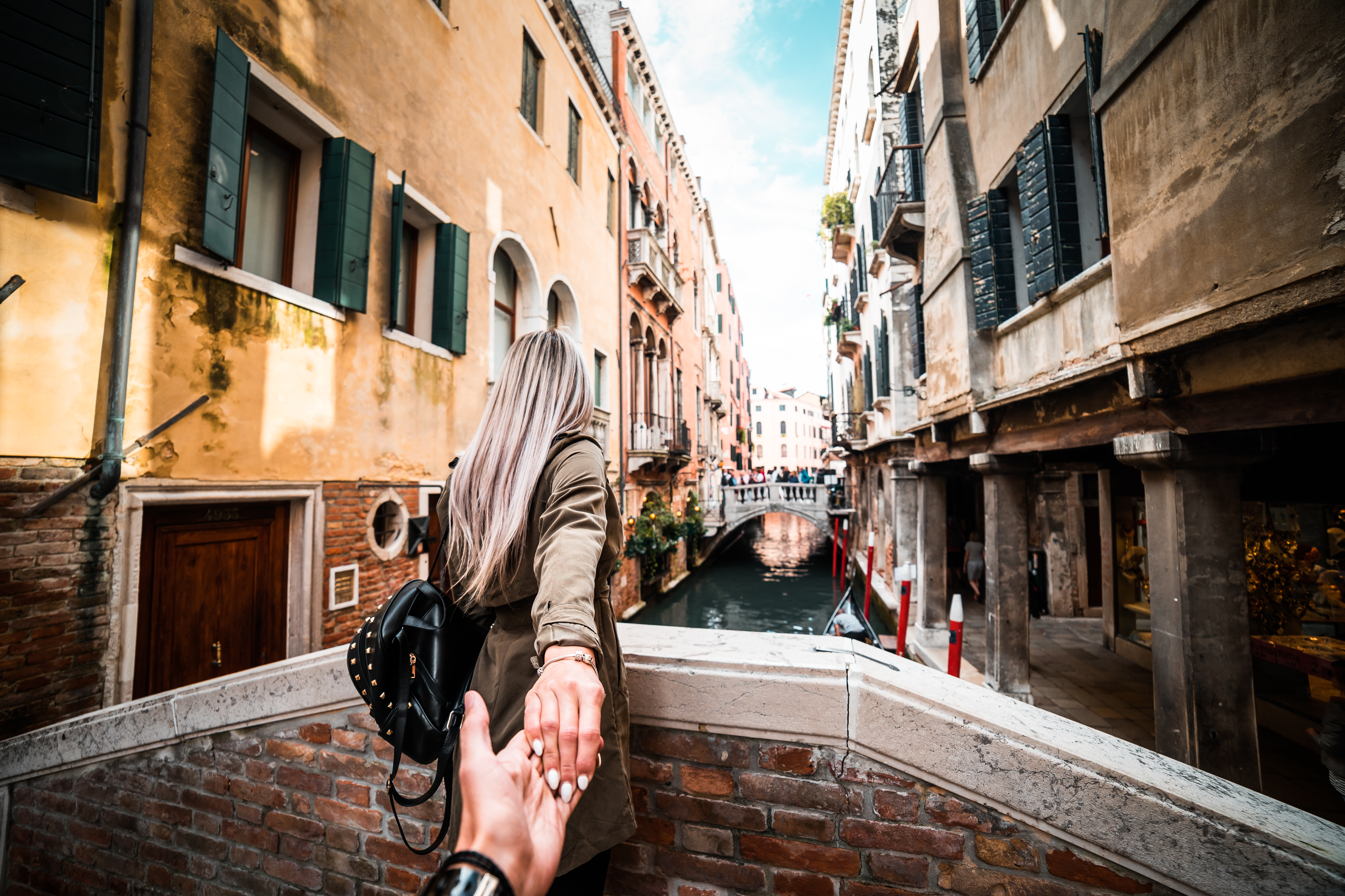 Couple In Venice Italy Travel Stock Photo Picjumbo