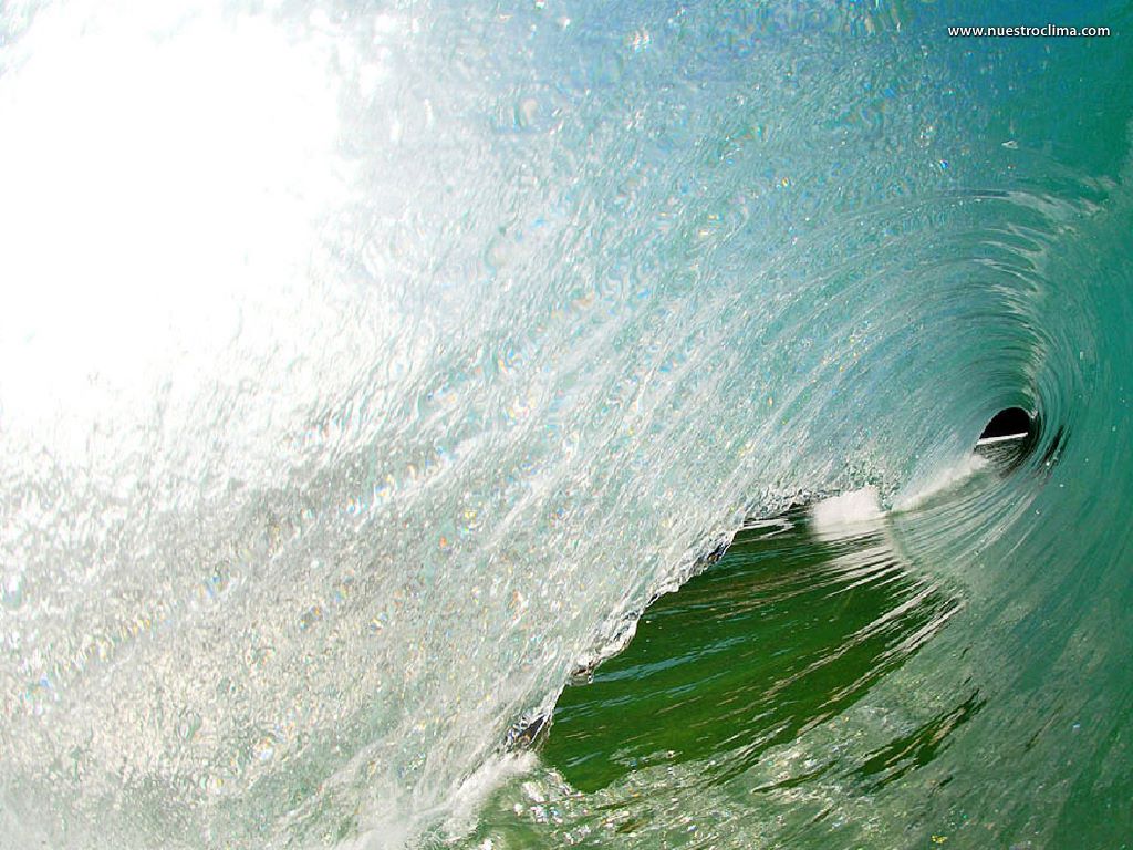 Wallpaper Nature Inside A Wave By Clark Little