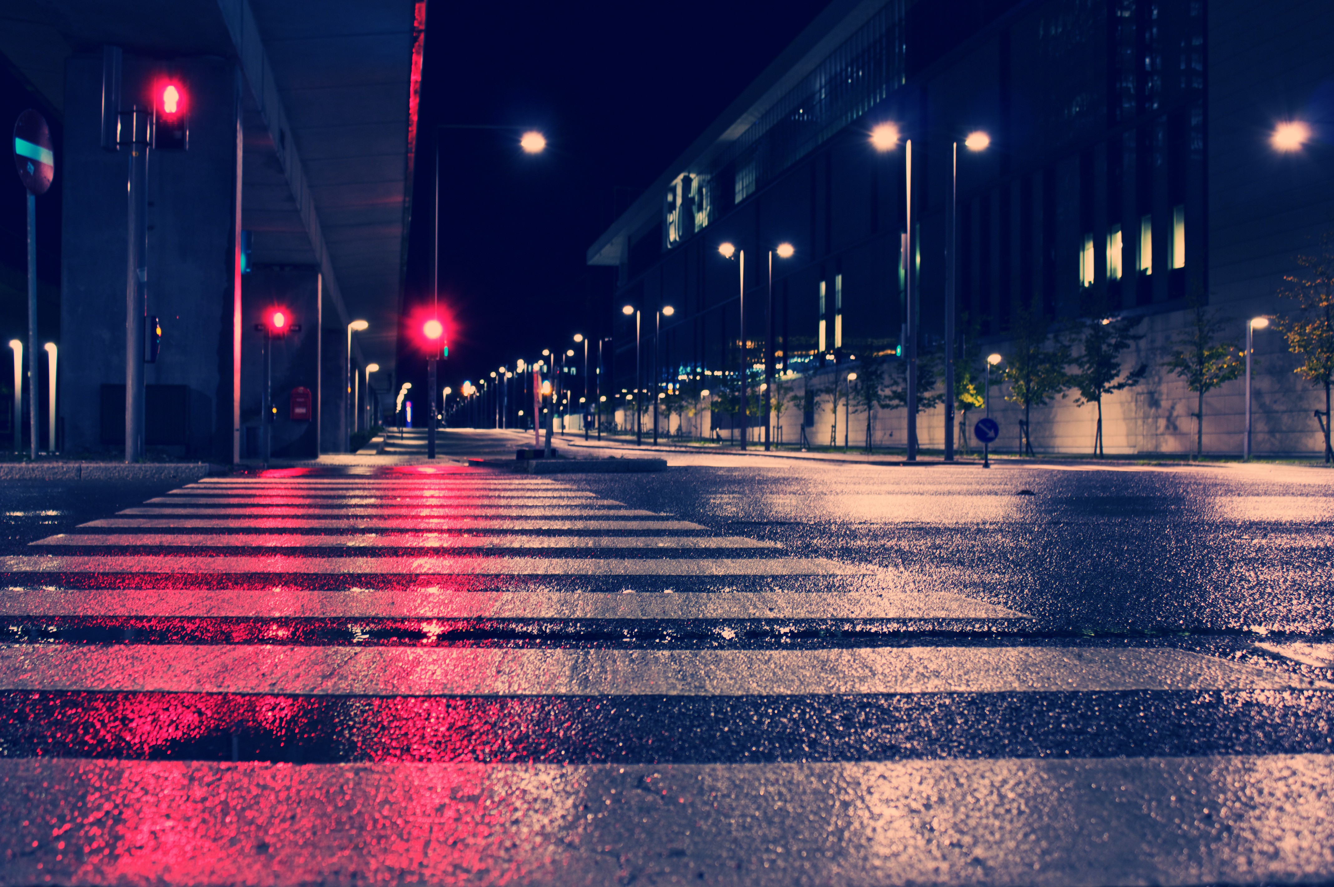 Night City Lights Street 4k Wallpaper HD Photography