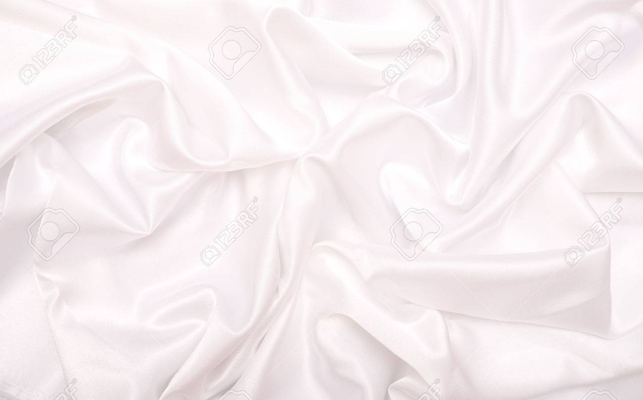 Smooth Elegant White Silk Background Stock Photo Picture And