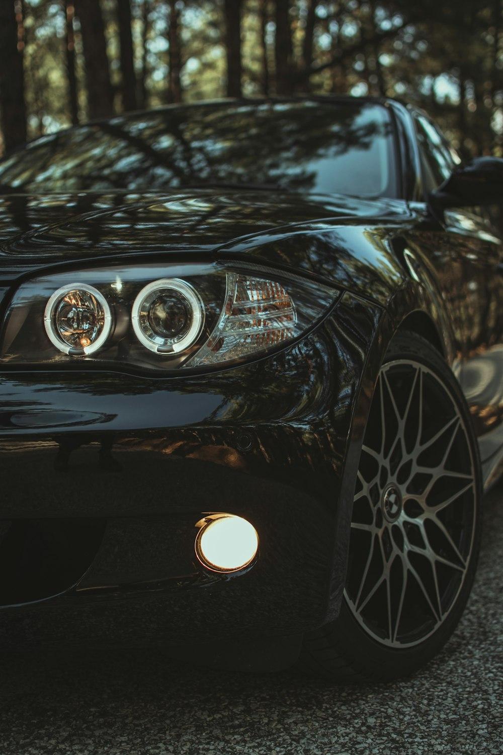 Black Bmw M Coupe Photo Headlight Image