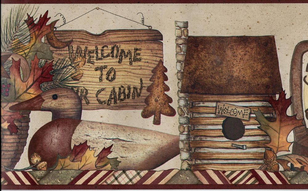 🔥 Free download to The Cabin Lantern Log Cabin Fall Leaves Wallpaper