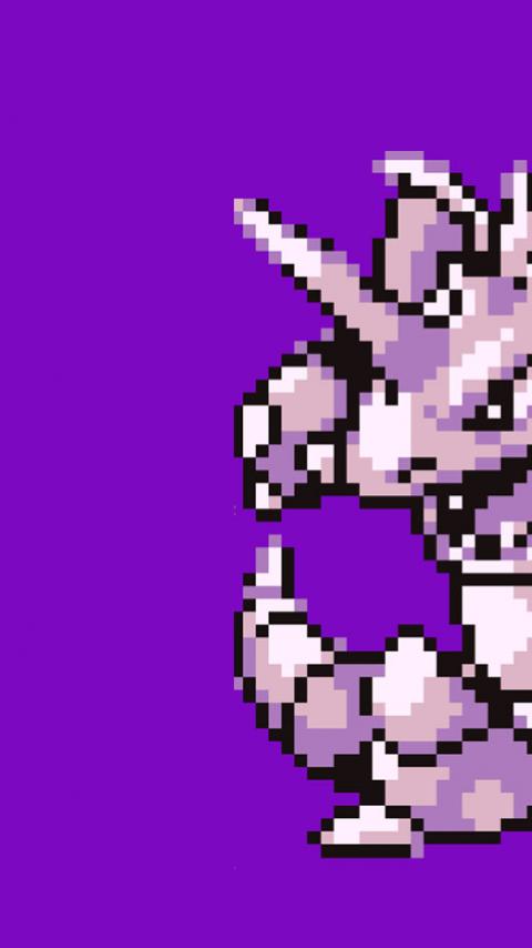 Pokemon Nidoking Purple Background