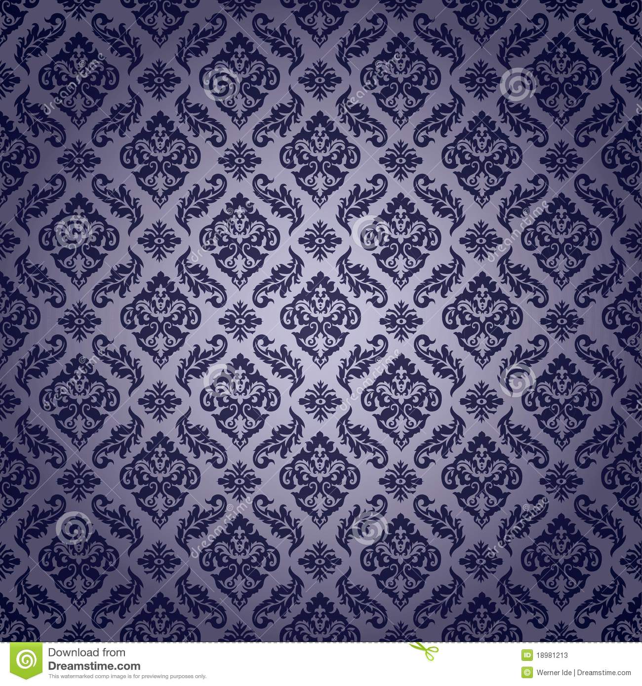 Victorian Wallpaper Pattern Purple Damask