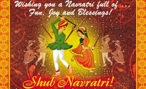 Wishing You a Navratri of Joy and Blessings Cards