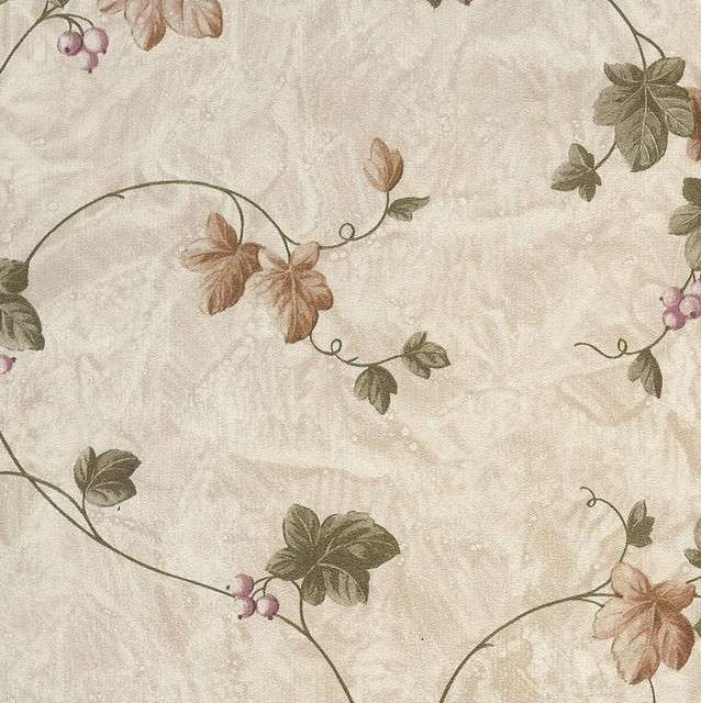 Bc1581886 Mini Print Leaves Wallpaper Traditional By
