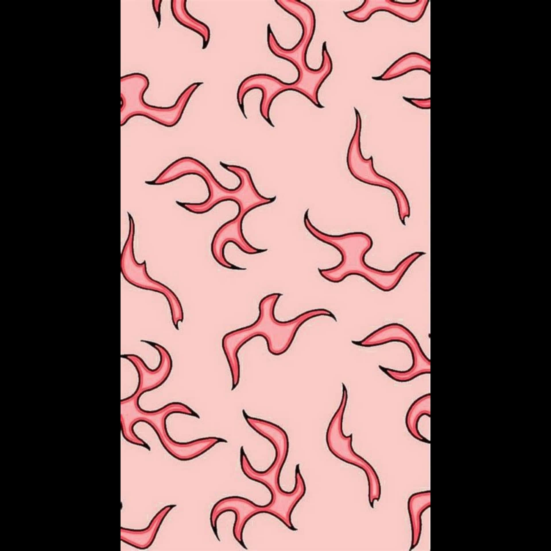Pink Flames Wallpaper