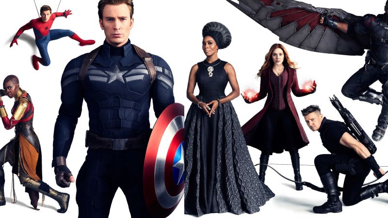 Wallpaper Avengers Infinity War Captain America