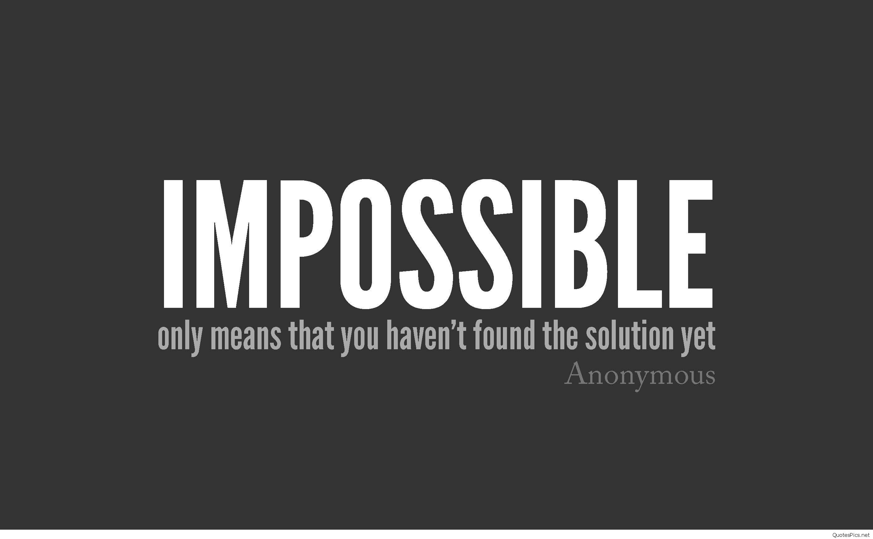 Motivational quote wallpaper with the word 
