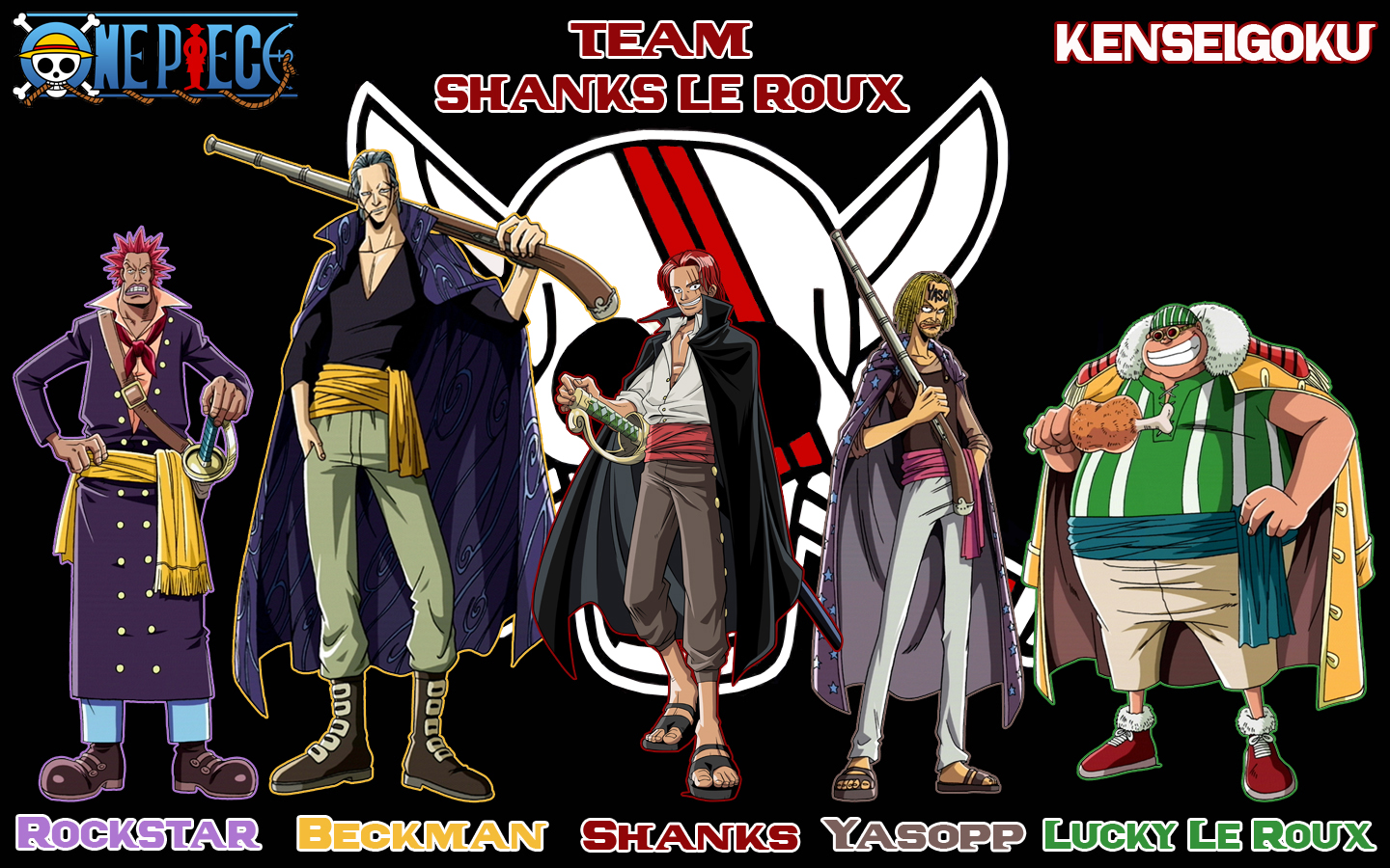 One Piece Team Shanks By Kenseigoku