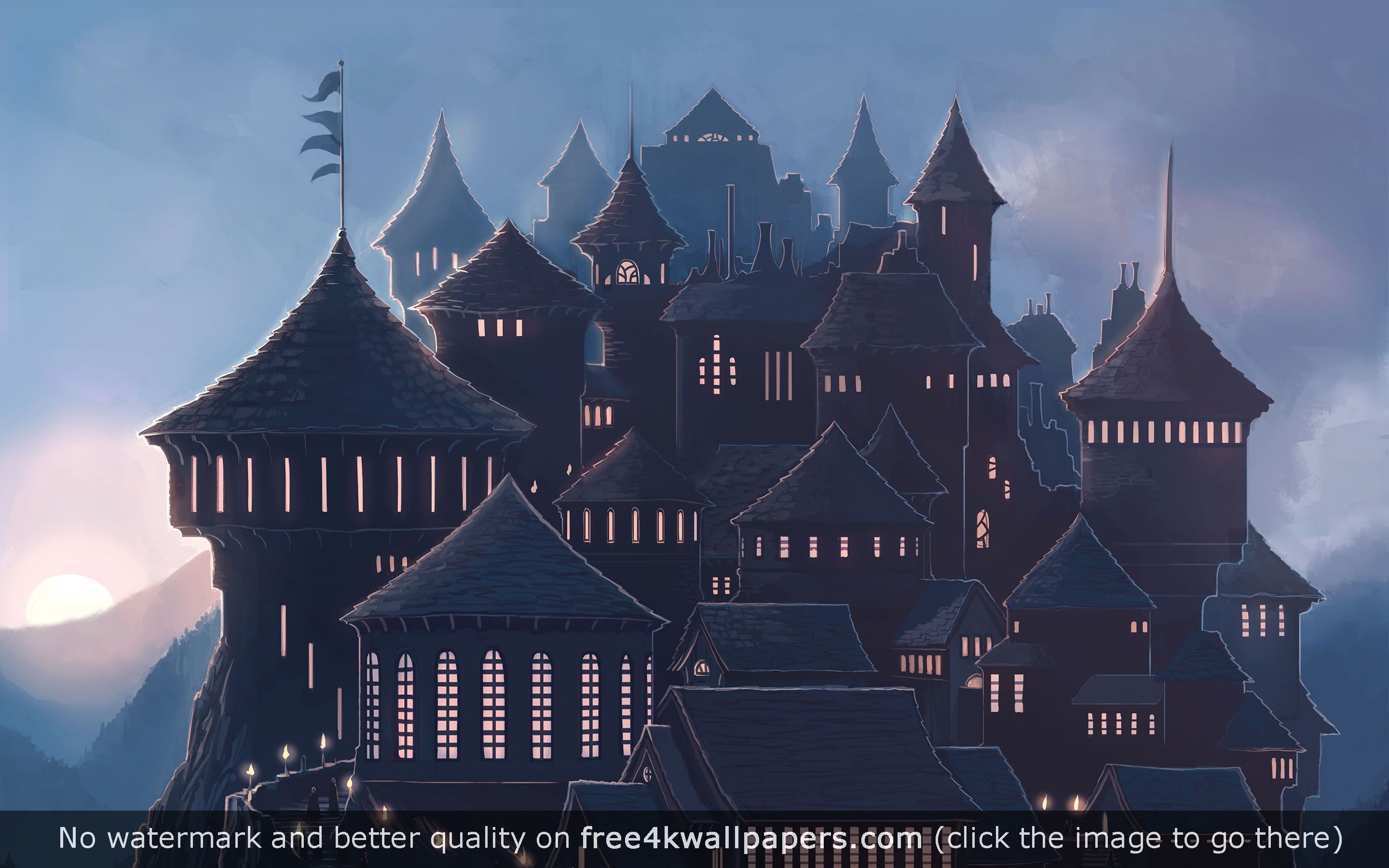 Hogwarts 5k HD Wallpaper