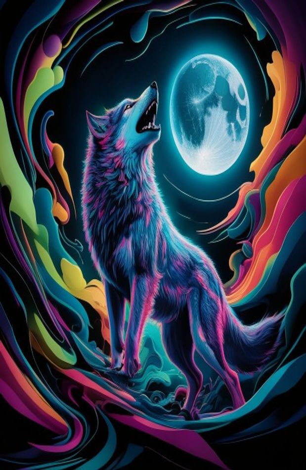 Neon Animal Wallpaper