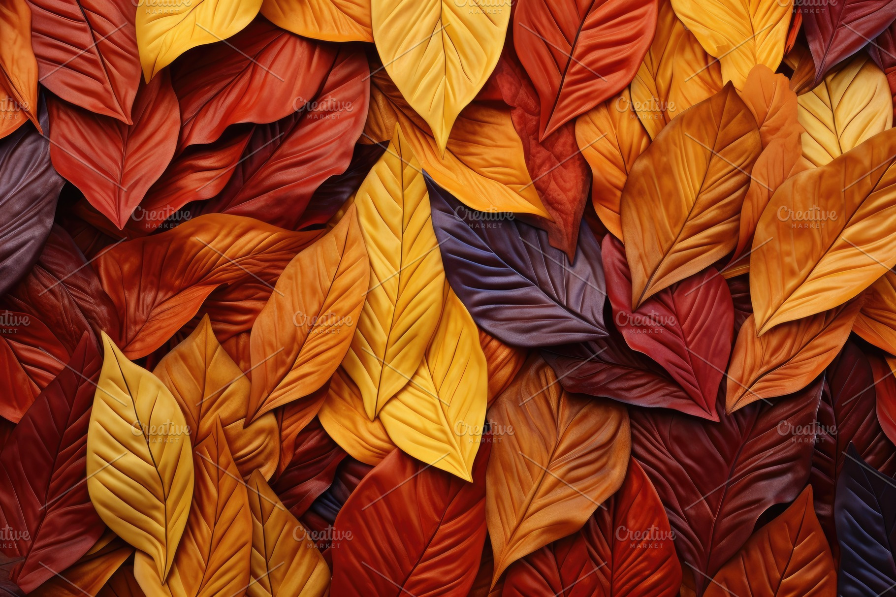 Beauty Of Autumn With A Fall Foliage Background Wallpaper