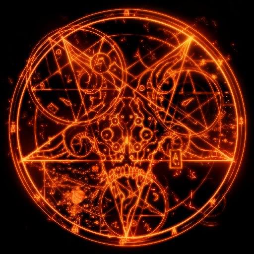Evil Inverted Pentagram Graphics Code