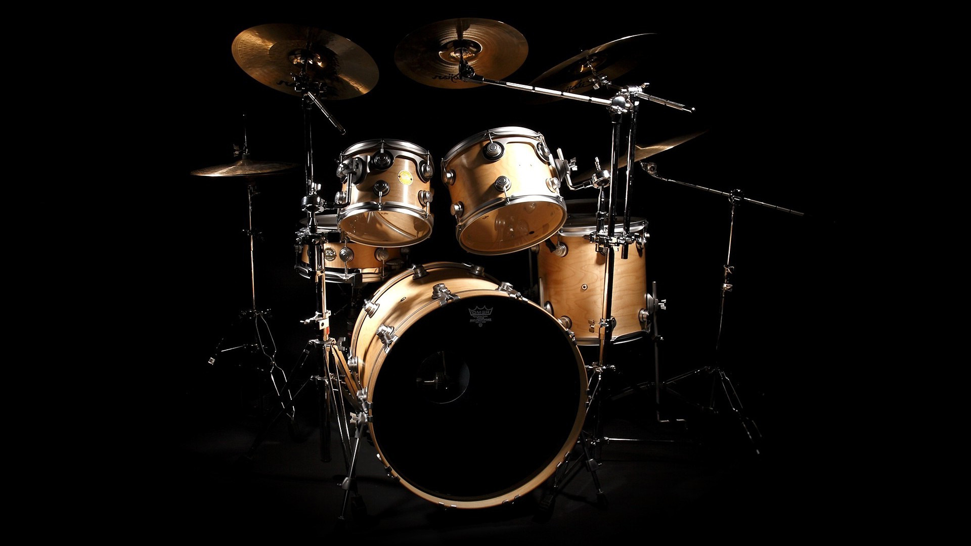 Drummer Wallpaper Black And White Drum kit