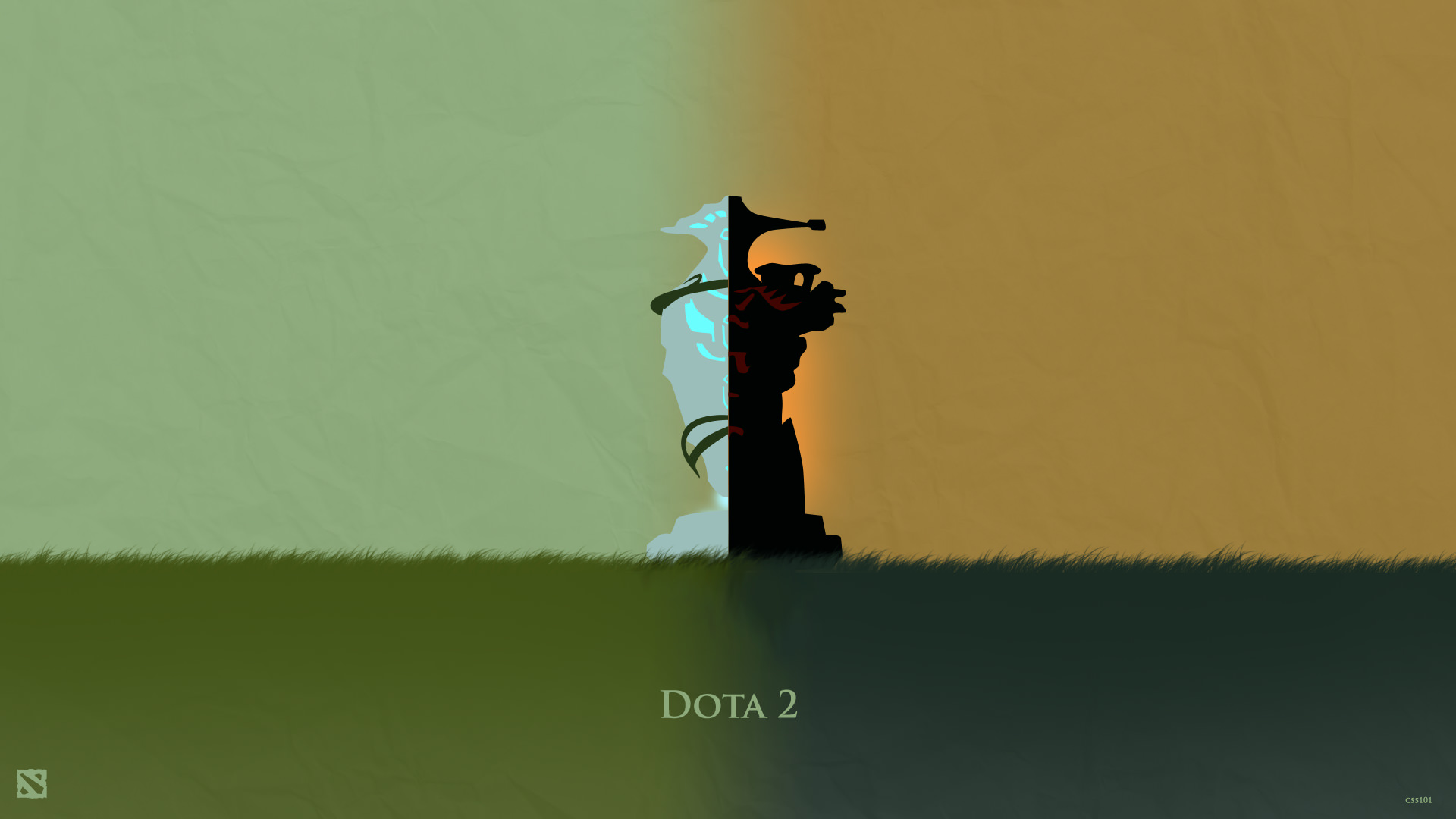 Towers Dota Heroes Minimalist Silhouette HD Wallpaper