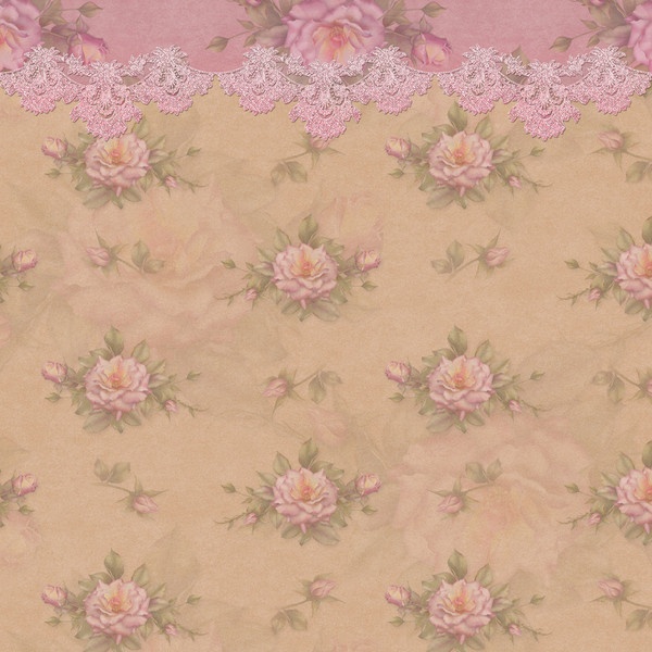Roses Wallpaper French Vintage