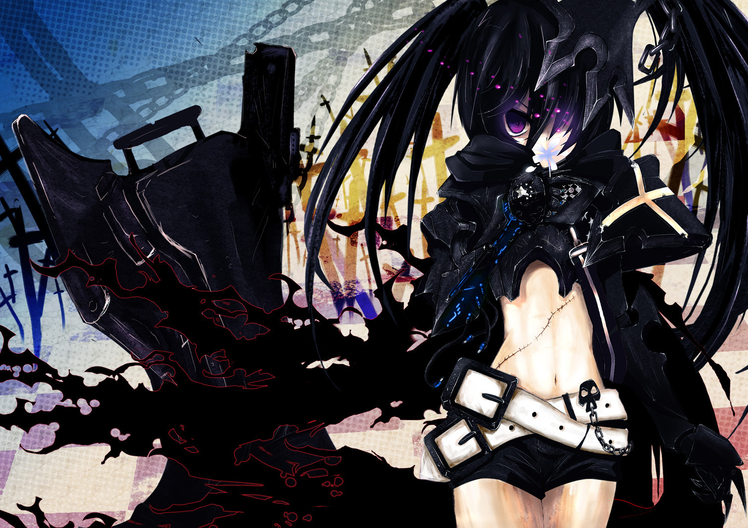 Rock Shooter Image Insane Brs HD Wallpaper And Background Photos