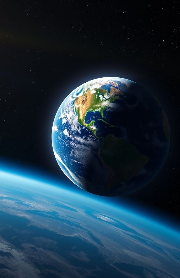 Earth And Moon Live Wallpaper