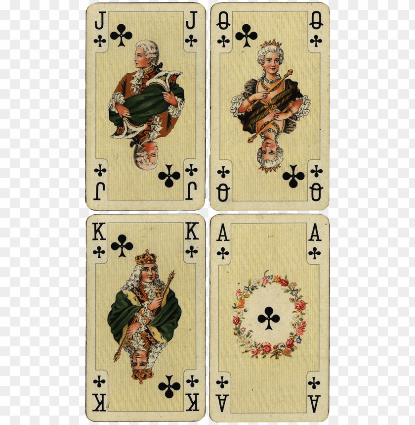 Wings Of Whimsy French Style Playing Cards Png Image With