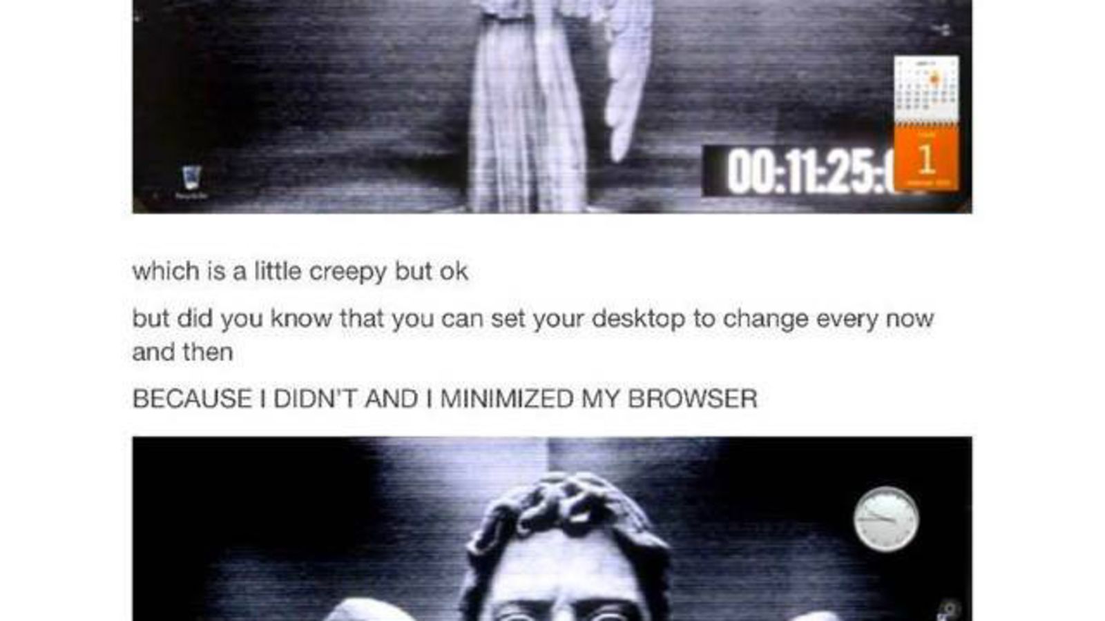 Put This Weeping Angel Wallpaper On Your Desktop And Terrify Everyone