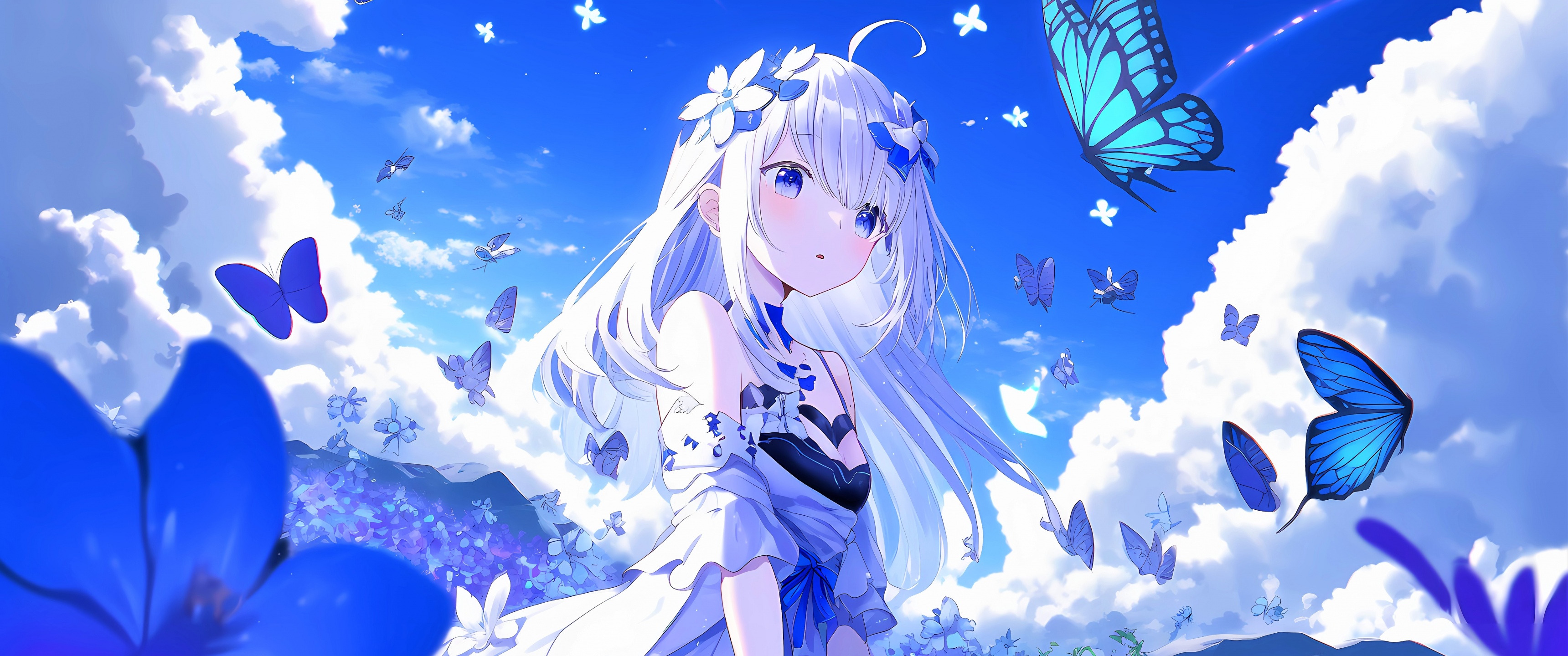 Beautiful Cartoon Girl Wallpaper