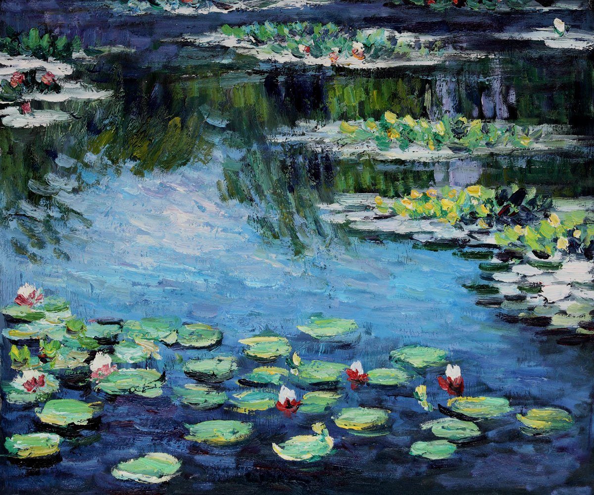 claude monet water lilies wallpaper