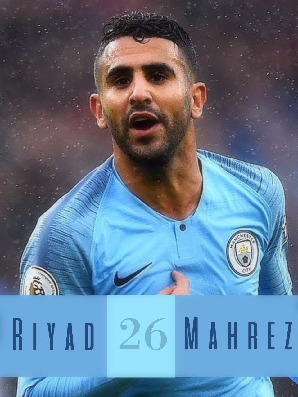 Riyad Mahrez Tab Wallpaper Man City Manchester