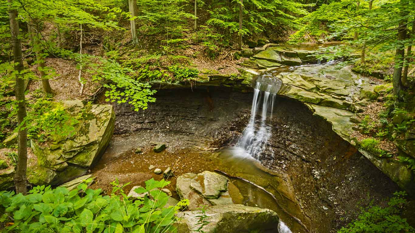 Blue Hen Falls Cuyahoga Valley National Park Ohio Wallpaper By