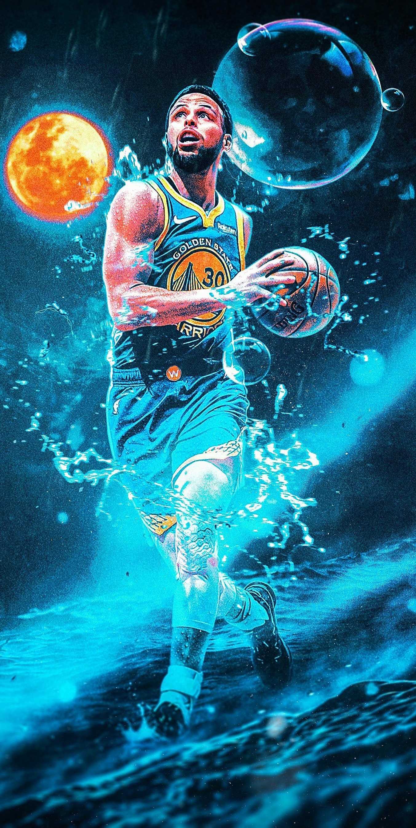 Stephen Curry Splash Wallpaper