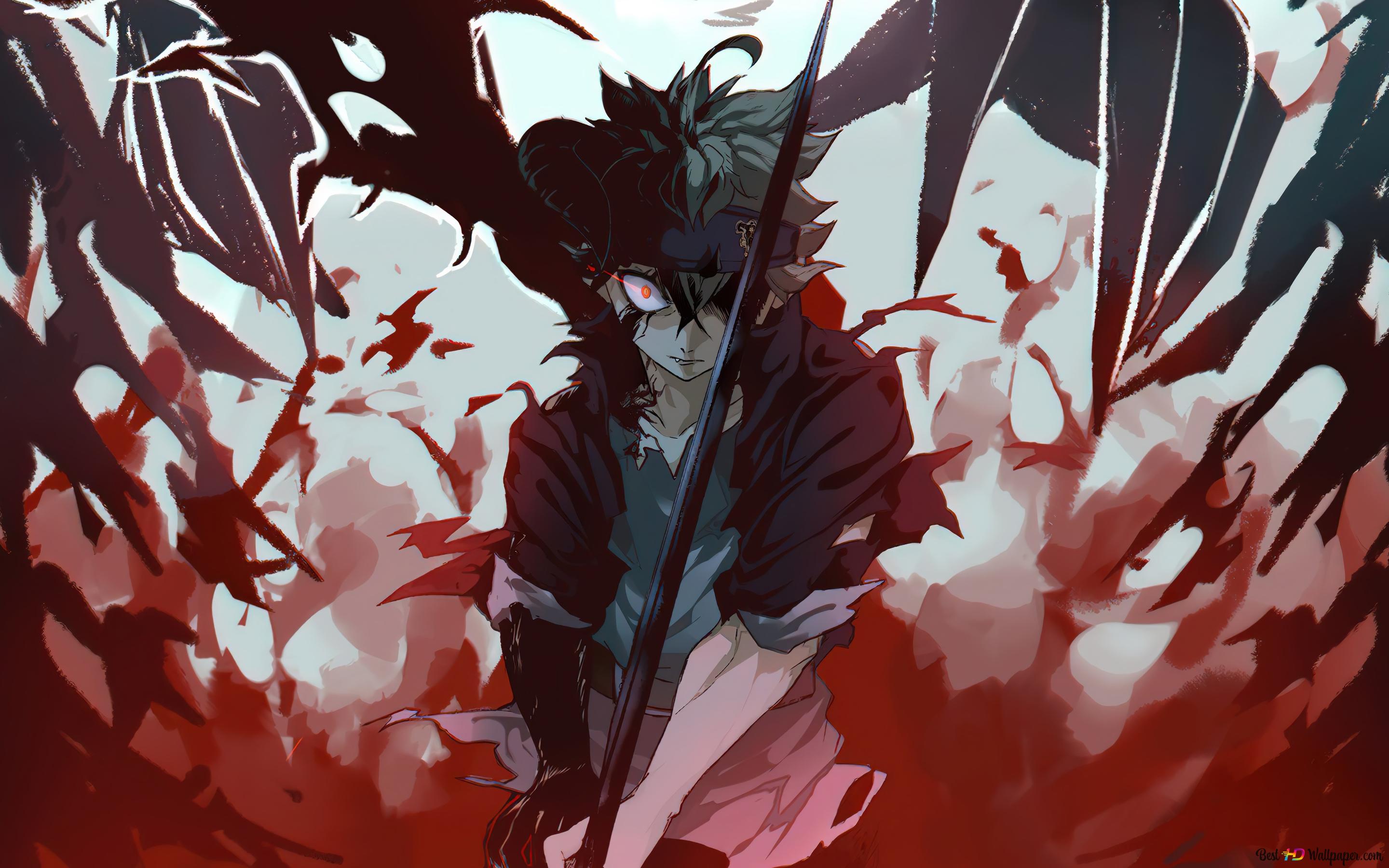 Black Asta Demon 4k Wallpaper