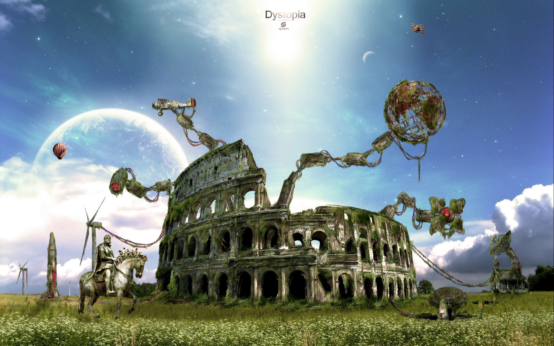 Colosseum Fantasy Wide Wallpaper