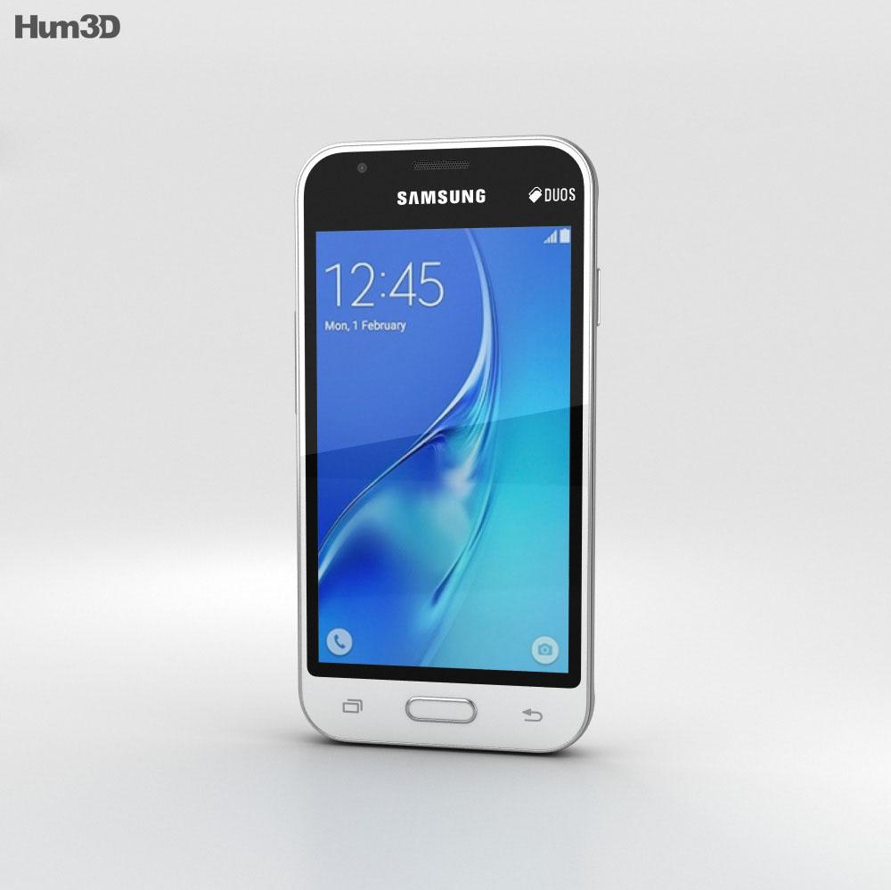 Samsung Galaxy J1 Nxt White 3d Model Electronics On