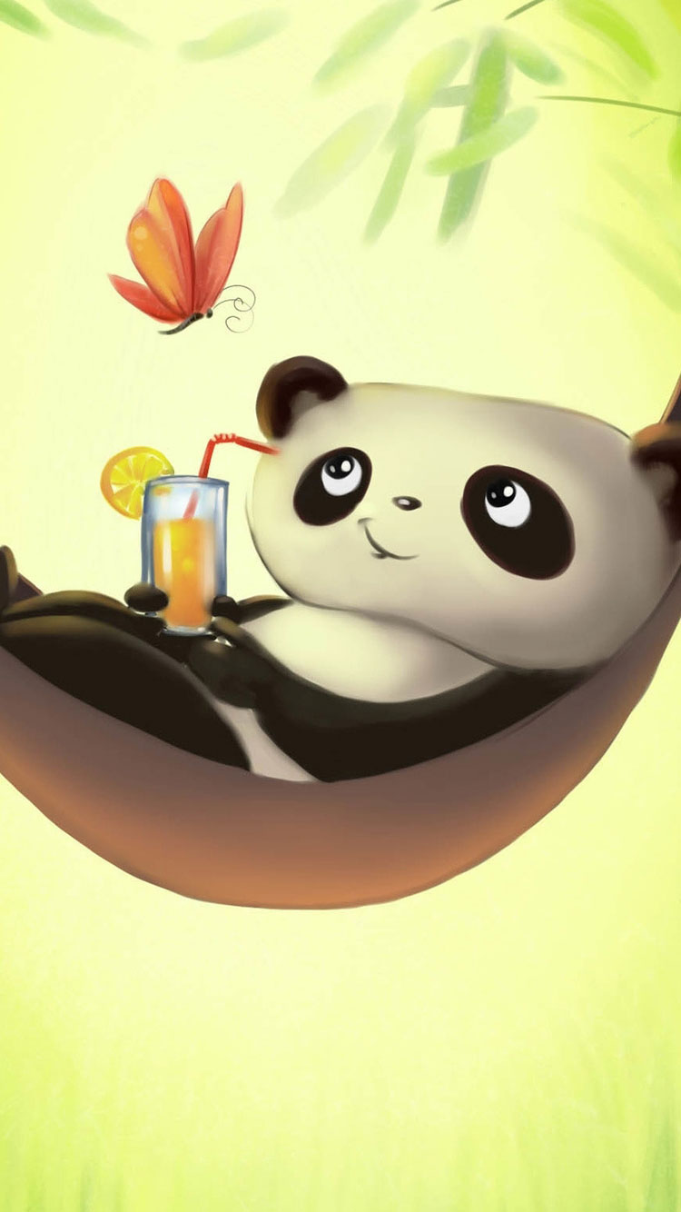  Kawaii  Panda iPhone  Wallpaper  WallpaperSafari