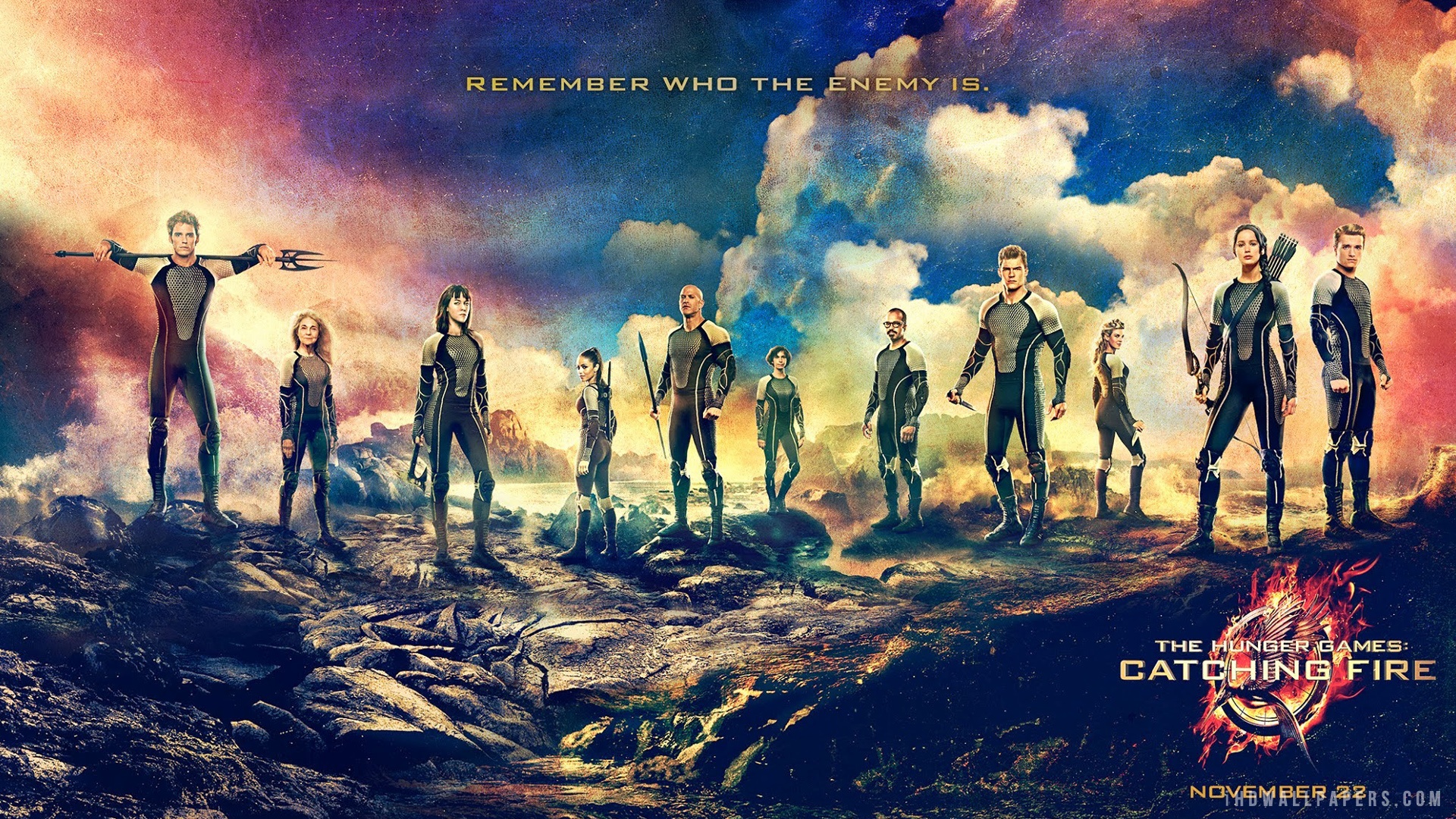 Download 2013 The Hunger Games Catching Fire wallpaper from the 1920x1080