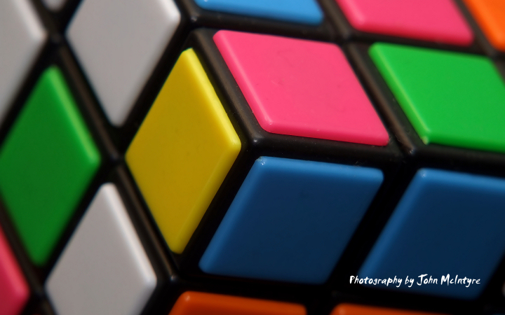 Rubiks Cube Macro Wallpaper by stphq 720x450