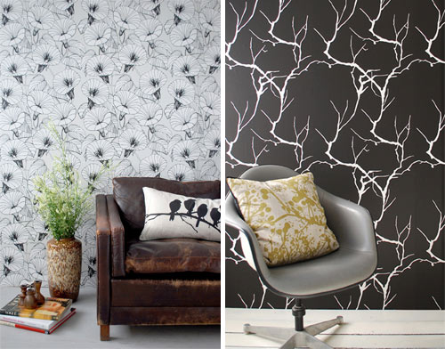 Here are two of my favorite wallpaper designs from Ferm Living