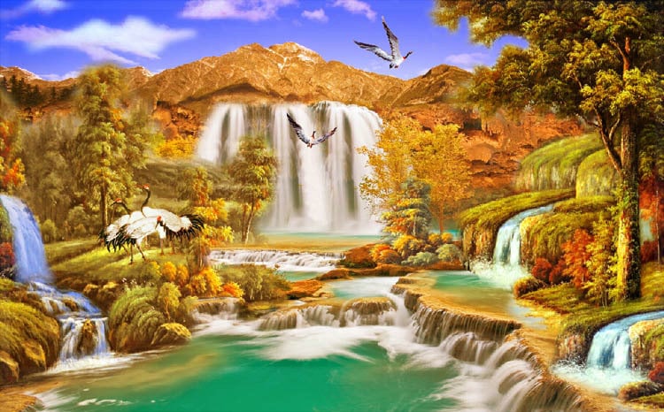  murals background wallpaper with high quality 3d wall in Wallpapers 750x466