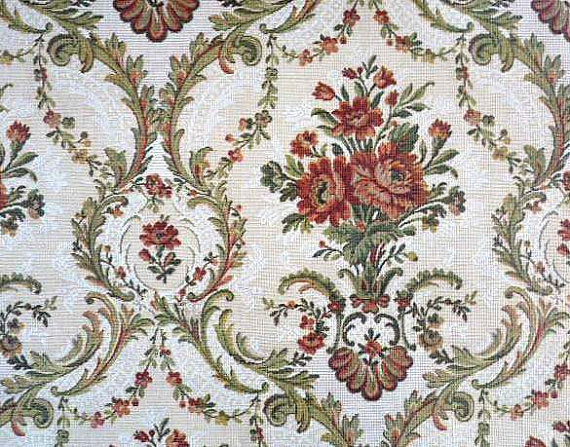 French Baroque Motifs French Baroque Wallpaper