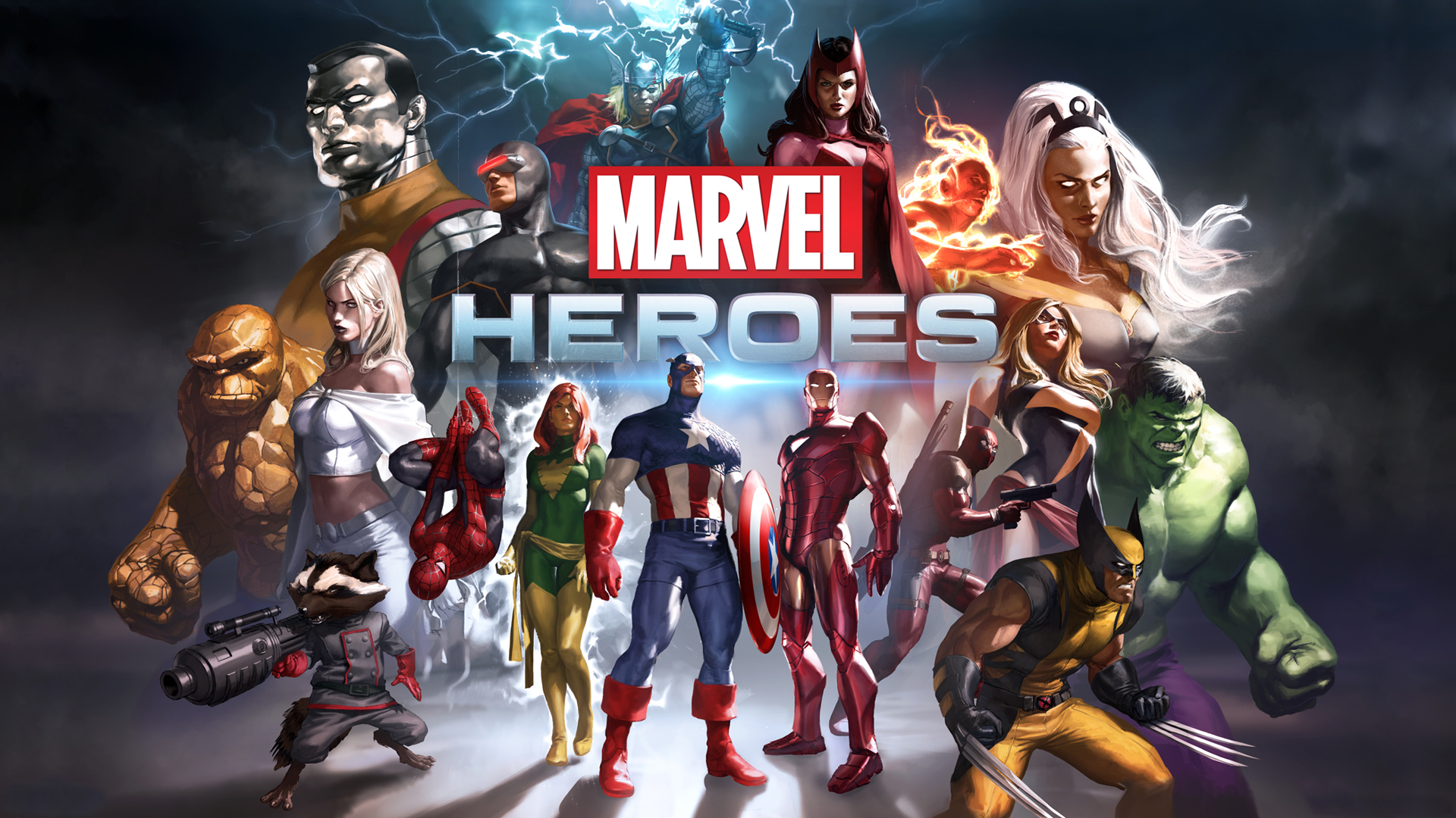 Marvel Heroes Game Wallpaper HD